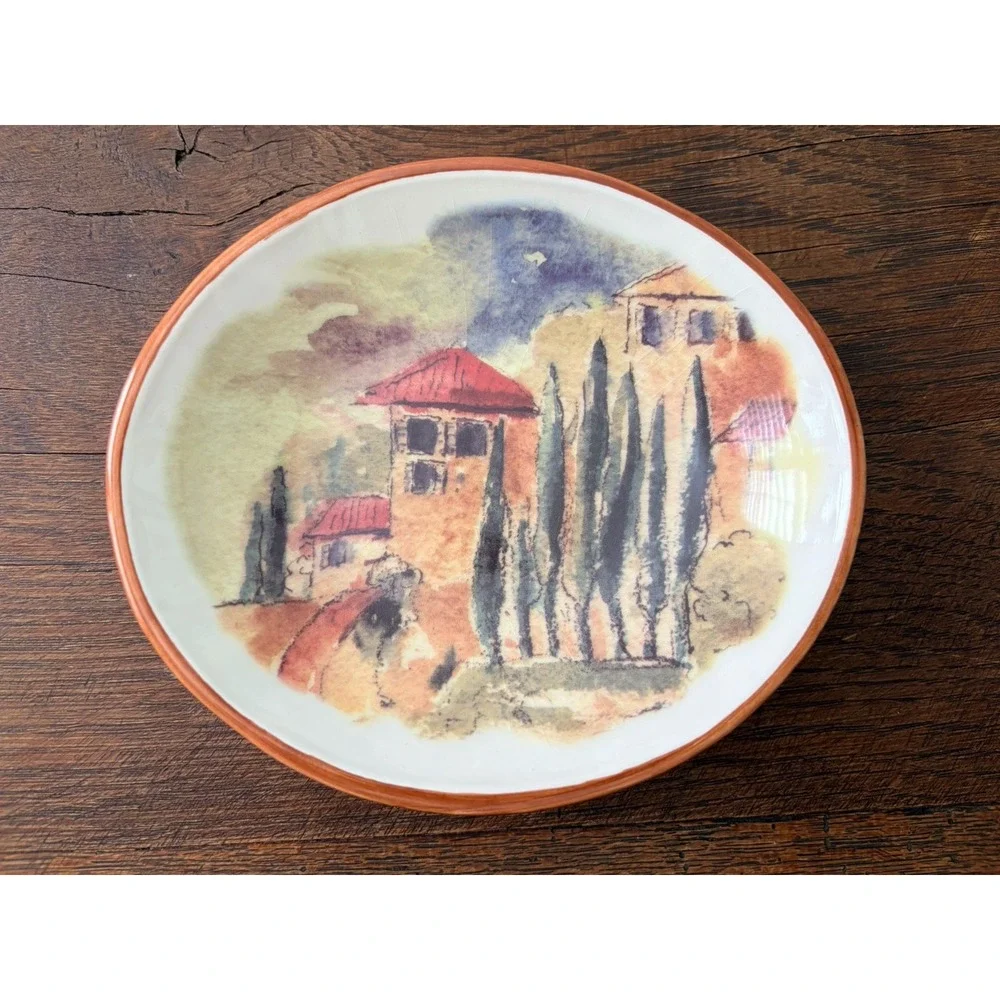 4 Williams-Sonoma Tuscany Dipping Oval Bowls, Made in Portugal, 5 1/2
